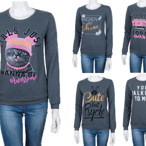 Свитшот Obuv OK2 (S-XL) 02555-7-2 mix (деми) Obuv OK2 02555-7-2 mix