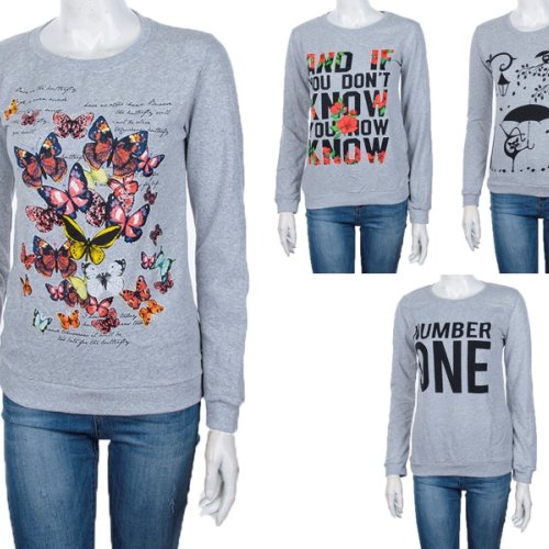 Свитшот Obuv OK2 (S-XL) 02555-7-5 mix (деми) Obuv OK2 02555-7-5 mix