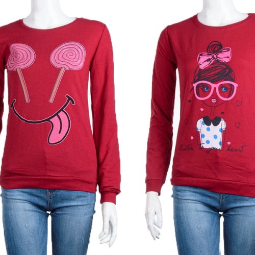 Свитшот Obuv OK2 (S-XL) 02555-7-7 mix (деми) Obuv OK2 02555-7-7 mix