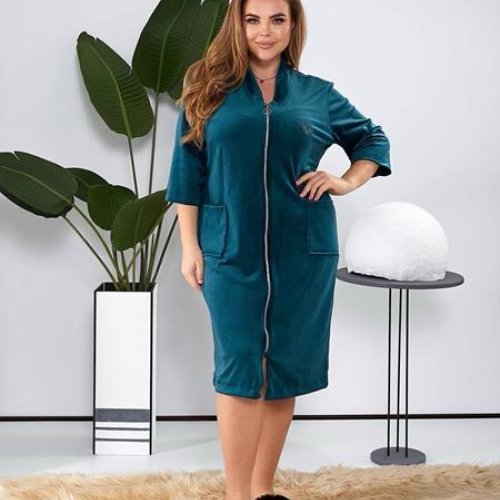 Халат BAT (50-64) 1020-10 green (деми) BAT 1020-10 green