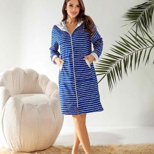 Халат BAT (46-52) 1025-2 blue (деми) BAT 1025-2 blue