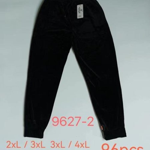 Штаны спорт АйМей (2XL-6XL) 9627 black (деми) АйМей 9627 black