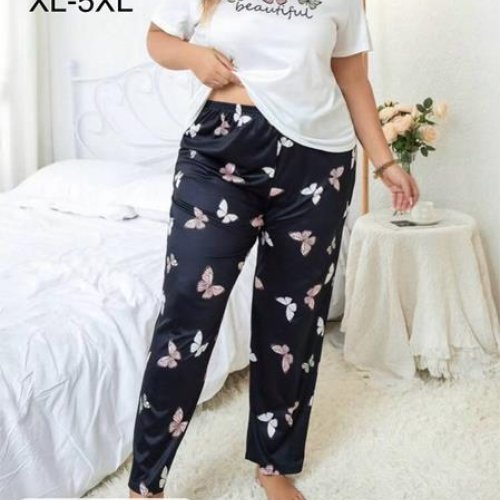 Пижама Brilliant (XL-5XL) 500031 white (лето) Brilliant 500031 white