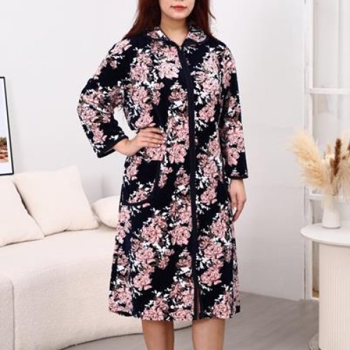 Халат Brilliant (58-66) 800-130 navy (деми) Brilliant 800-130 navy