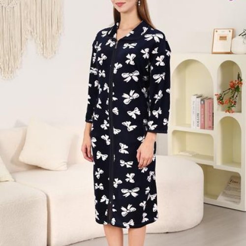 Халат Brilliant (54-62) 800-244 navy (деми) Brilliant 800-244 navy