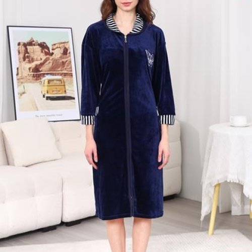 Халат Brilliant (58-66) 80C navy (деми) Brilliant 80C navy