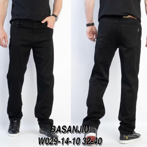 Джинсы Basanjiu (32-40) 029-14-10 black (деми) Basanjiu 029-14-10 black