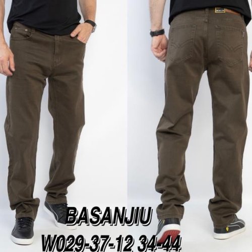 Джинсы Basanjiu (34-44) 029-37-12 khaki (деми) Basanjiu 029-37-12 khaki