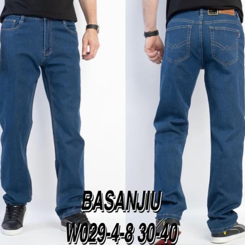 Джинсы Basanjiu (30-40) 029-4-8 blue (деми) Basanjiu 029-4-8 blue