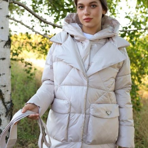 Куртка Monarlir (S-2XL) 506-4 apricot (зима) Monarlir 506-4 apricot