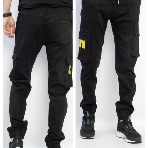 Джинсы God Baron (27-34) 19070 black (деми) God Baron 19070 black