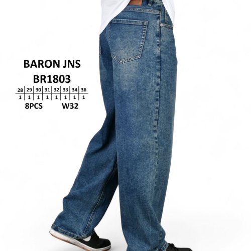 Джинсы God Baron (28-36) BR1803 blue (деми) God Baron BR1803 blue