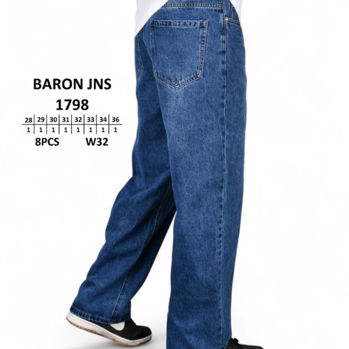 Джинсы God Baron (28-36) 1798 blue (деми) God Baron 1798 blue