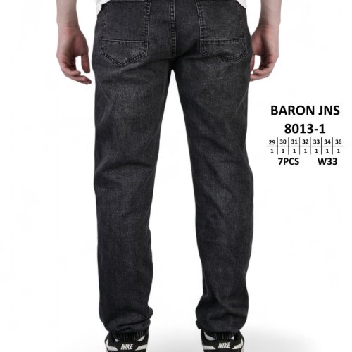 Джинсы God Baron (29-36) 8013-1 black (деми) God Baron 8013-1 black