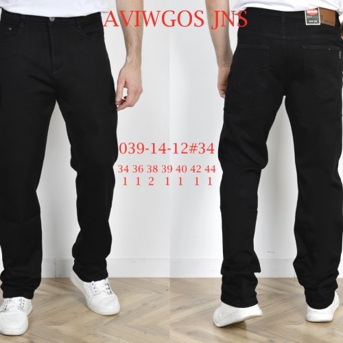 Джинсы God Baron (34-44) 039-14-12 black (деми) God Baron 039-14-12 black