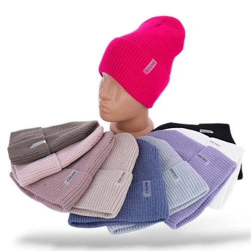 Шапка КОРОЛЕВА (one size) 9-30 mix (зима) КОРОЛЕВА 9-30 mix