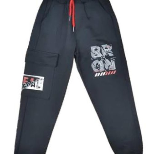 Штаны спорт Malibu2 (5-8) 5082-1 black (деми) Malibu2 5082-1 black