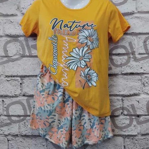 Пижама DiColor (46-54) DC24 yellow (лето) DiColor DC24 yellow