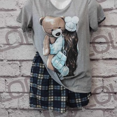 Пижама DiColor (46-54) DC21 grey (лето) DiColor DC21 grey