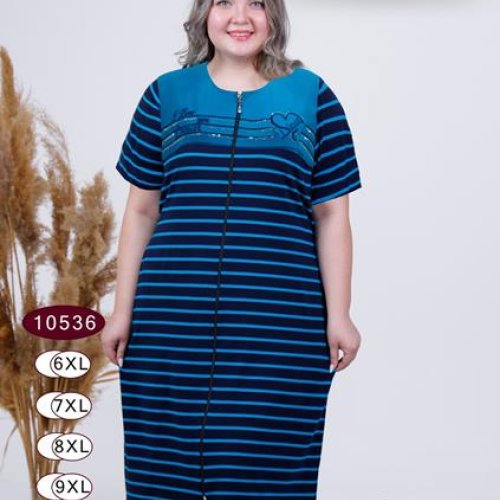 Халат DiColor (6XL-9XL) 10536 navy (лето) DiColor 10536 navy