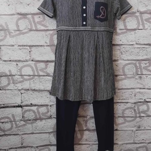 Костюм DiColor (M-2XL) DC49 black (лето) DiColor DC49 black