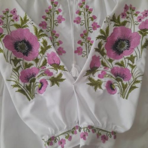 Вышиванка Miki Maki (5-14) MM14 white (деми) Miki Maki MM14 white