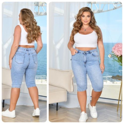 Бриджи Lady N (32-42) 813-1 l.blue (лето) Lady N 813-1 l.blue