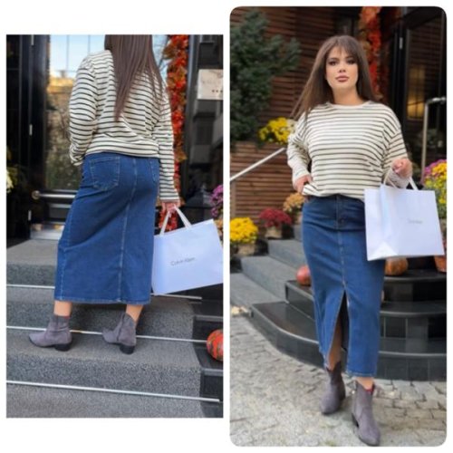 Юбка Lady N (31-38) 9320 blue (лето) Lady N 9320 blue