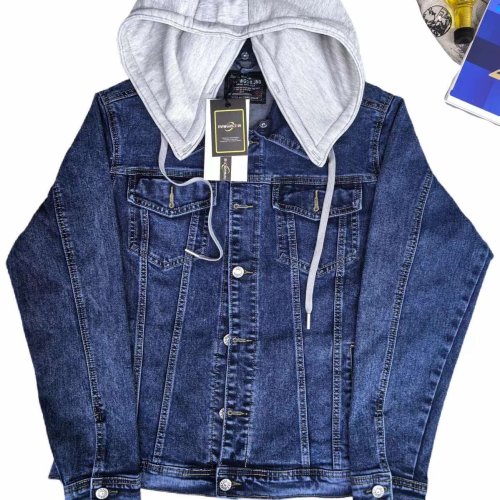 Куртка God Baron (M-4XL) A015 blue (деми) God Baron A015 blue