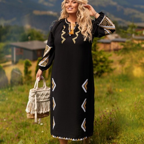 Платье DGMD (52-56) 3379 black (лето) DGMD 3379 black