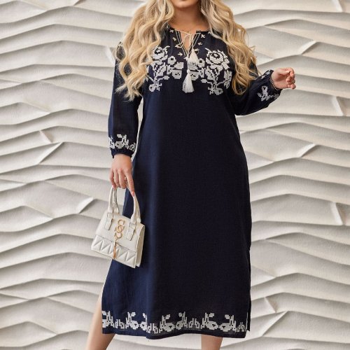 Платье DGMD (52-64) 3349 navy (лето) DGMD 3349 navy