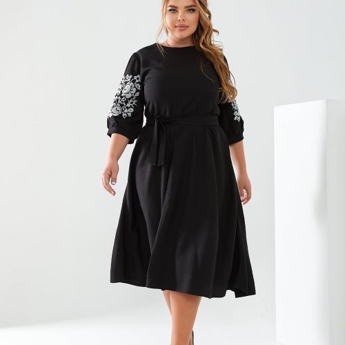 Платье DGMD (48-56) 3210 black (лето) DGMD 3210 black