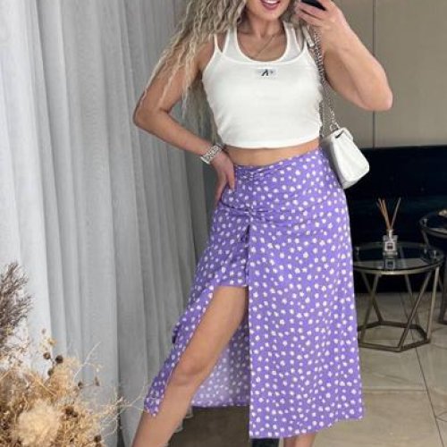 Юбка Modnulya (42-48) 2435 lilac (лето) Modnulya 2435 lilac