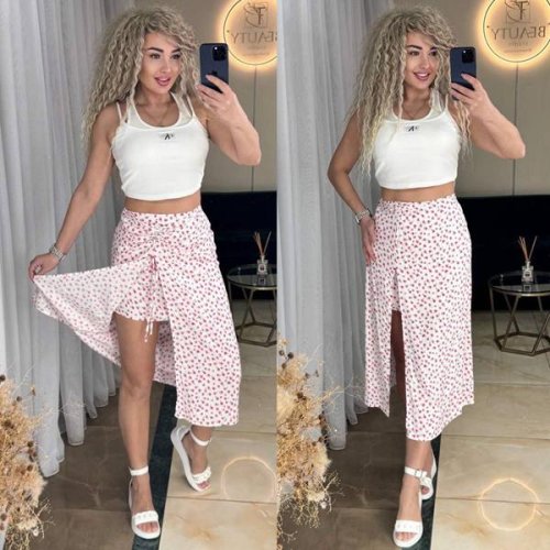 Юбка Modnulya (42-48) 2435-1 white (лето) Modnulya 2435-1 white