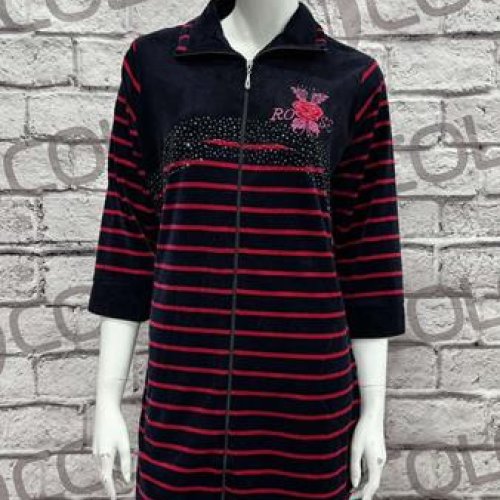 Халат DiColor (2XL-5XL) 3003 black (деми) DiColor 3003 black