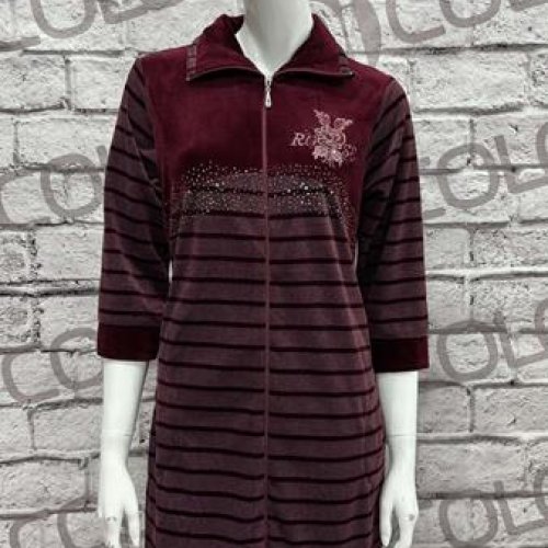 Халат DiColor (2XL-5XL) 3003 wine (деми) DiColor 3003 wine