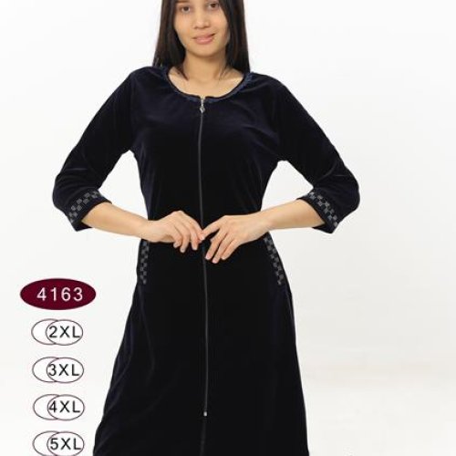 Халат DiColor (2XL-5XL) 4163 navy (деми) DiColor 4163 navy