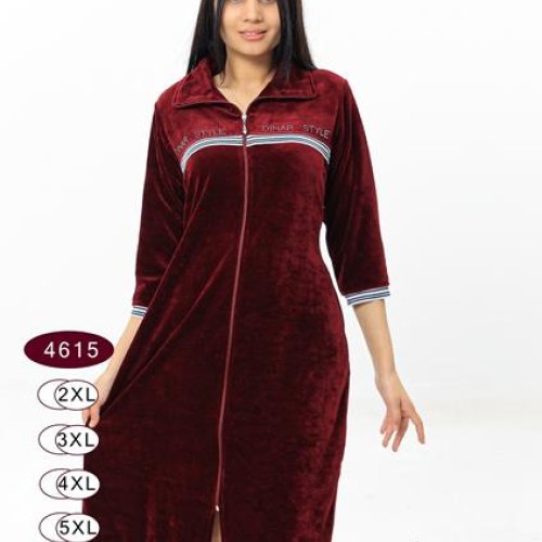 Халат DiColor (2XL-5XL) 4615 wine (деми) DiColor 4615 wine