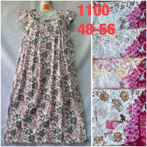 Ночнушка HomeWear (48-56) 1100 mix (лето) HomeWear 1100 mix