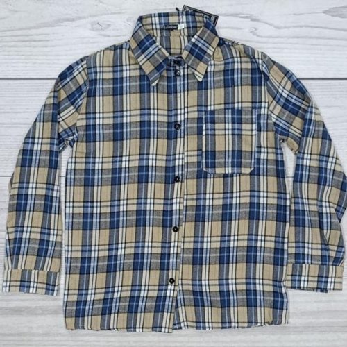 Рубашка Imlion (48-52) 780 beige-l.blue (деми) Imlion 780 beige-l.blue