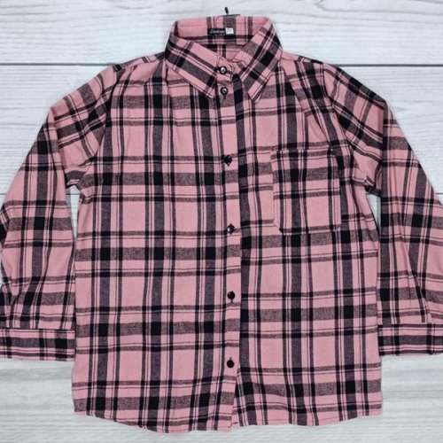 Рубашка Imlion (48-52) 780 pink-black (деми) Imlion 780 pink-black