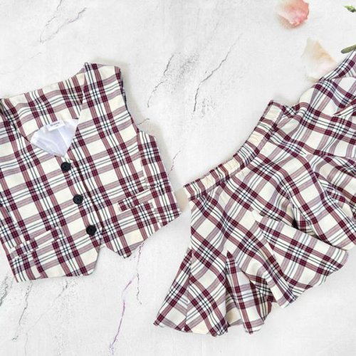 Костюм Moda school (122-146) 8556 beige-red (лето) Moda school 8556 beige-red