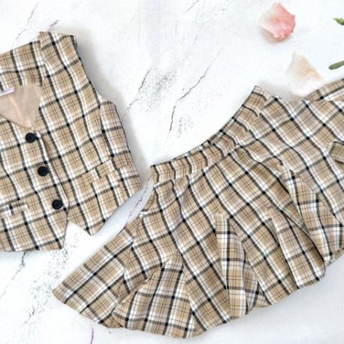 Костюм Moda school (122-146) 8556 beige (лето) Moda school 8556 beige