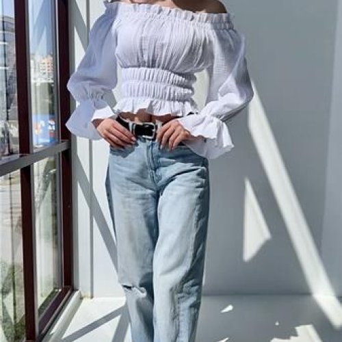 Блузка Miki Maki (146-164) MM254 white (деми) Miki Maki MM254 white