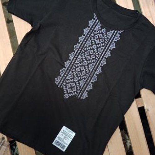 Вышиванка Miki Maki (128-152) MM258 black (лето) Miki Maki MM258 black