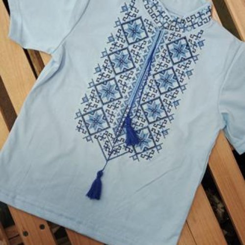 Вышиванка Miki Maki (98-122) MM260 white (лето) Miki Maki MM260 white