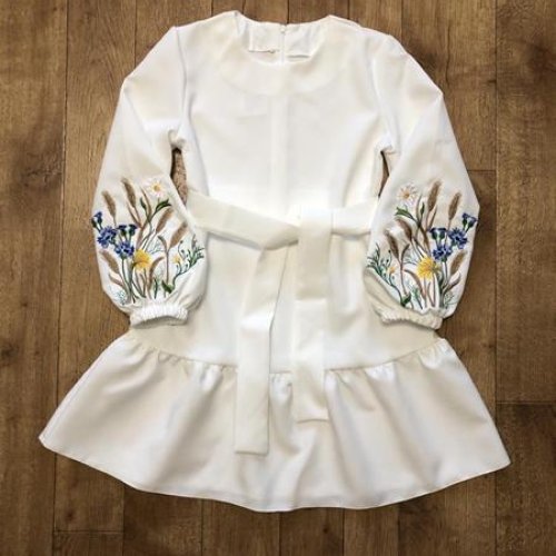 Платье Miki Maki (140-158) MM265 white (лето) Miki Maki MM265 white