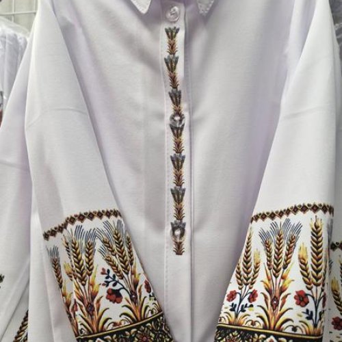 Вышиванка Miki Maki (122-152) MM270 white (деми) Miki Maki MM270 white