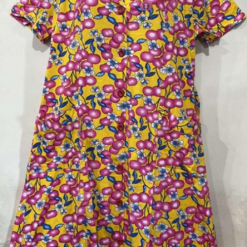 Халат Cotpark (2XL-6XL) 502-8310 yellow (лето) Cotpark 502-8310 yellow