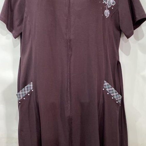 Халат Cotpark (M-3XL) 5588 brown (лето) Cotpark 5588 brown